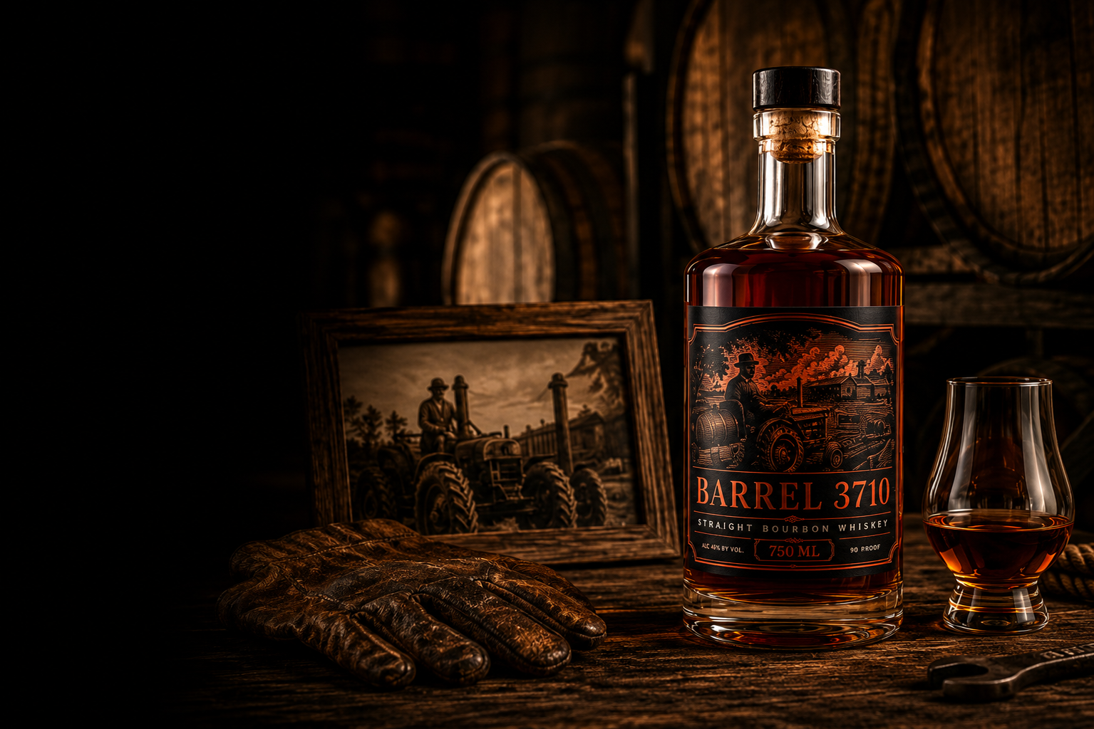Barrel 3710 heritage illustration